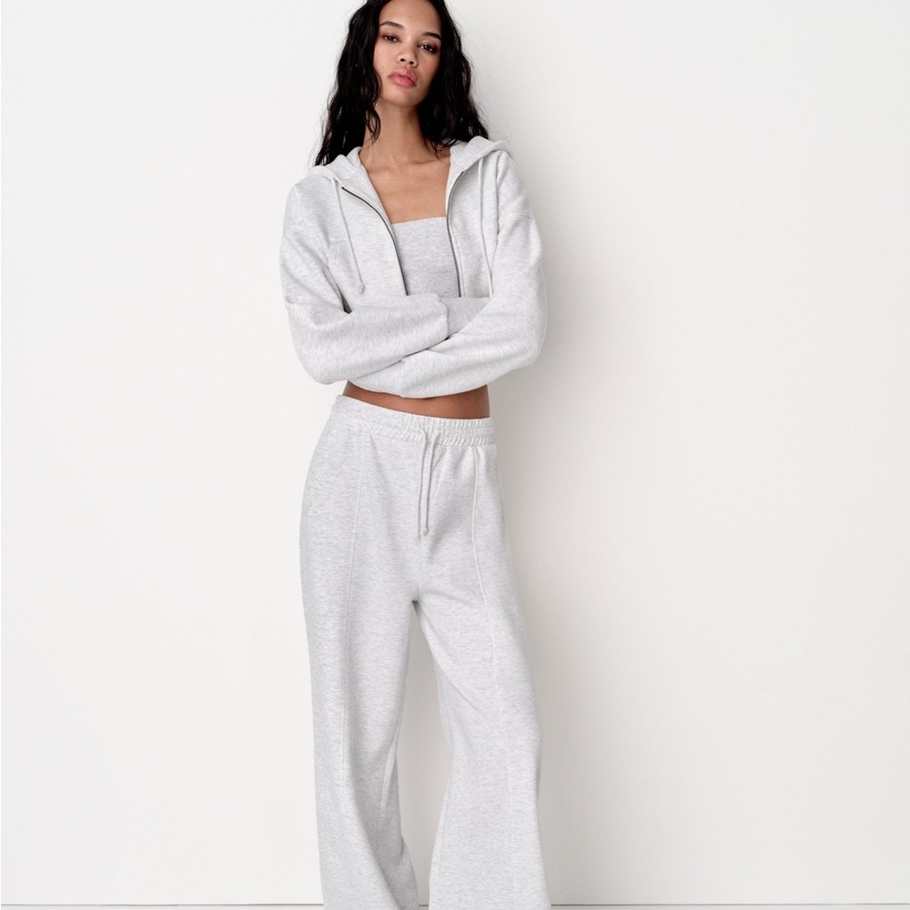 Zara Grey Marl Sweat Set